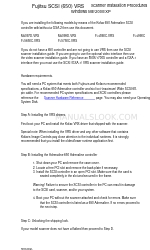 Fujitsu fi-5530C - Document Scanner Installation Procedures