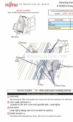 Fujitsu FI-5530C2 Cleaning Instructions