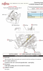 Fujitsu fi-6000N Instrucciones de limpieza