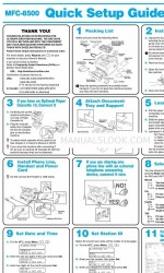 Brother MFC-8500 Quick Setup Manual