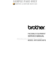 Brother MFC-9200C サービスマニュアル