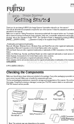 Fujitsu fi-6800 Başlangıç Kılavuzu