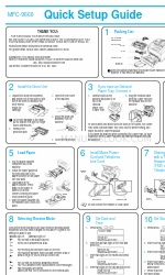 Brother MFC-9660 クイック・セットアップ・マニュアル