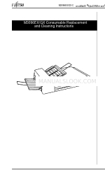 Fujitsu M3096EX Instrukcje wymiany i czyszczenia materiałów eksploatacyjnych