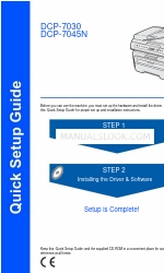Brother DCP-7045N Quick Setup Manual