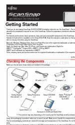 Fujitsu S1500M - ScanSnap - Document Scanner Podręcznik dla początkujących