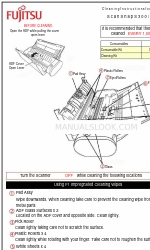 Fujitsu S300M - ScanSnap - Document Scanner Cleaning Instructions