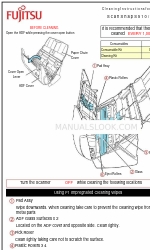 Fujitsu S510M - ScanSnap - Document Scanner Instrukcje czyszczenia