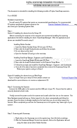 Fujitsu ScanSnap FI-4110EOX2 Procédures d'installation