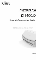 Fujitsu SCANSNAP iX1400 Інструкції із заміни витратних матеріалів та очищення