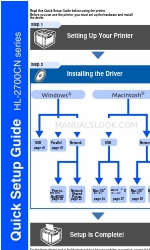 Brother HL-2700CN Series Manual de configuración rápida