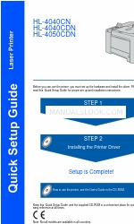 Brother HL-4040CDN - Color Laser Printer Manual de configuración rápida