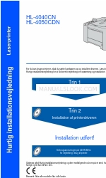 Brother HL-4050CDN (duński) Podręcznik użytkownika