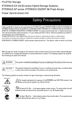 Fujitsu ETERNUS AF Series Safety Precautions