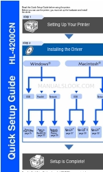Brother HL-4200CN 빠른 설정 매뉴얼