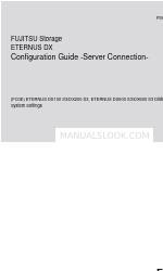 Fujitsu ETERNUS DX100 S3 Manual de configuración Conexión al servidor