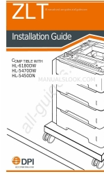 Brother HL-6180DW Manuale di installazione