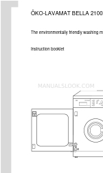 AEG OKO-LAVAMAT BELLA2100 지침 책자