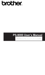 Brother PS-9000 Manual do utilizador