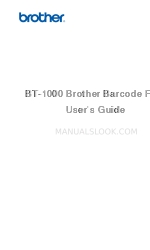 Brother BT-1000 Manuale d'uso