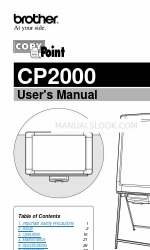 Brother CP-2000 Podręcznik użytkownika