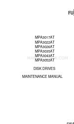 Fujitsu MPA3026AT Wartungshandbuch