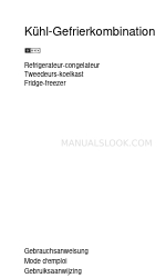 AEG FRIDGE-FREEZER Buklet Instruksi