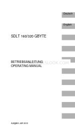 Fujitsu SDLT 160 GBYTE Operating Manual