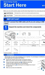 Brother MFC 795CW - Color Inkjet - All-in-One Manual de instalación