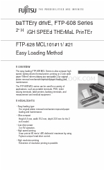 Fujitsu FTP-608 Series Технические характеристики