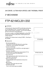 Fujitsu FTP-621CDL003 Specification Sheet