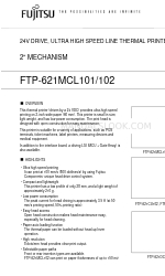 Fujitsu FTP-621DCL002 Технический паспорт