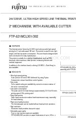 Fujitsu FTP-621DCL012 Scheda tecnica