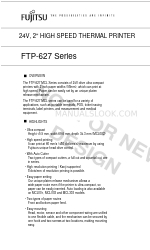 Fujitsu FTP-627 MCL Series Specifiche tecniche