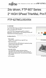 Fujitsu FTP-627MCL053 Şartname Sayfası