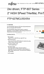 Fujitsu FTP-627MCL054 Spezifikationsblatt