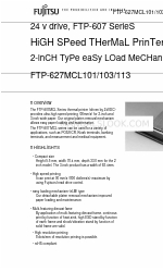 Fujitsu FTP-627MCL101 Specification Sheet