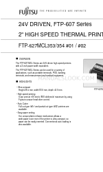 Fujitsu FTP-627MCL353 Spécifications