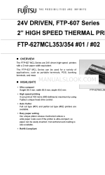 Fujitsu FTP-627MCL353#1 Specificatieblad