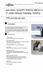 Fujitsu FTP-627USL401 Arkusz specyfikacji