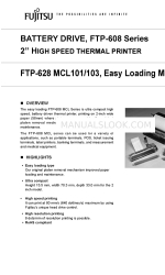 Fujitsu FTP-628MCL101 Технический паспорт