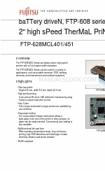 Fujitsu FTP-628MCL401 Spezifikationsblatt