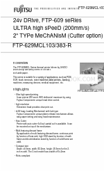 Fujitsu FTP-629MCL103-R Specificatieblad