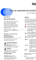 Brother MFC-J4610DW (Spanish) Guia De Seguridad Del Producto Manual