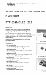 Fujitsu FTP-631MCL201 Arkusz specyfikacji
