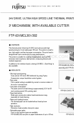 Fujitsu FTP-631MCL301 Технический паспорт