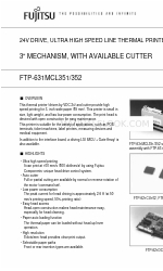 Fujitsu FTP-631MCL352 Specificatieblad