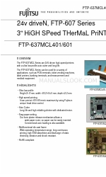 Fujitsu FTP-637MCL401 사양 시트