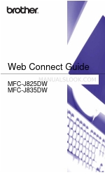 Brother MFC-J825DW Manuale Web Connect