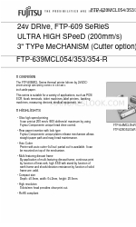 Fujitsu FTP-639MCL054-R 사양 시트